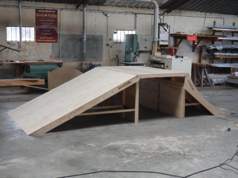 Rampe Skate H120L300 - Design Wood Structure 